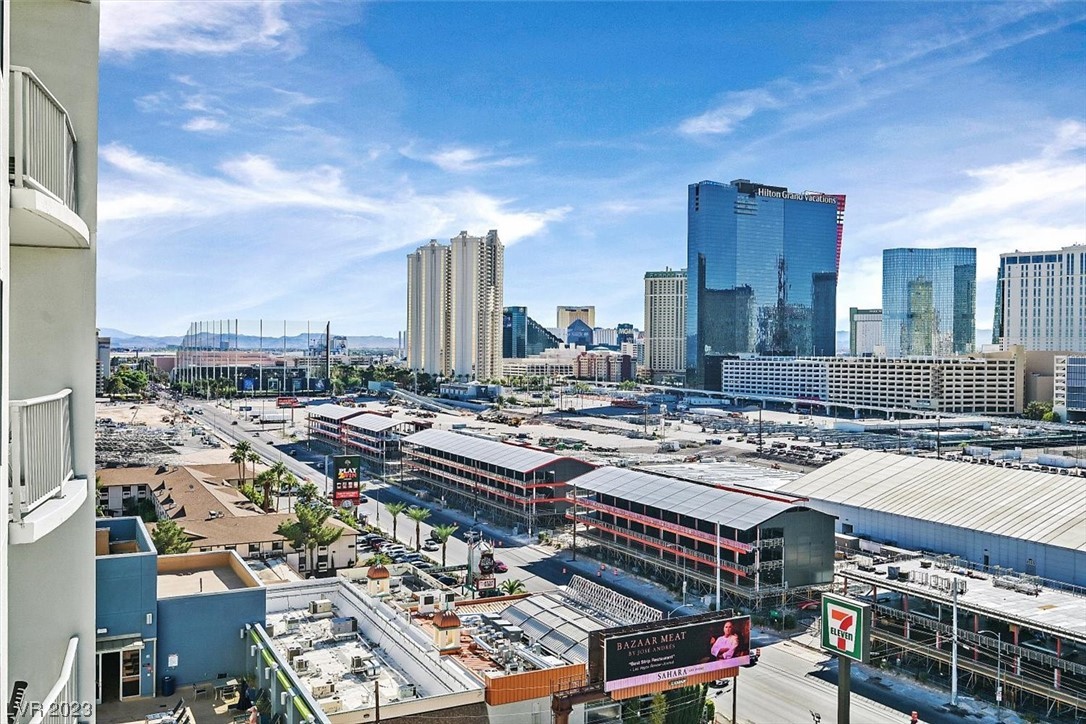 Las Vegas aerial view, photo includes Hilton Grand Vacation
