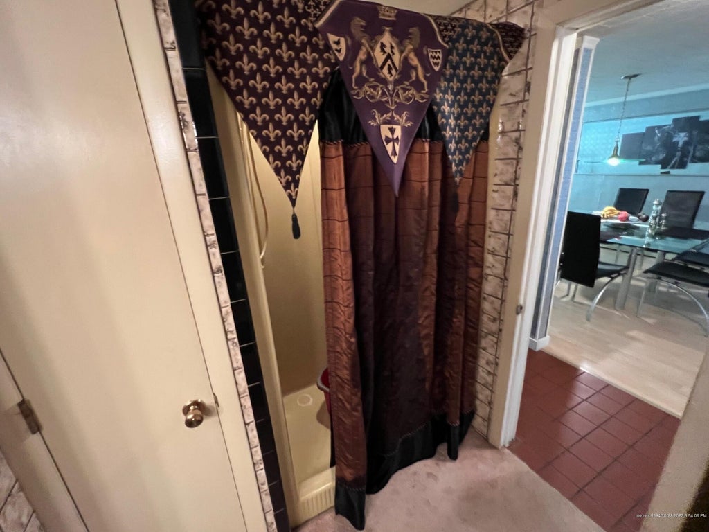 Louis vuitton shower curtains brown and beige full bathroom sets