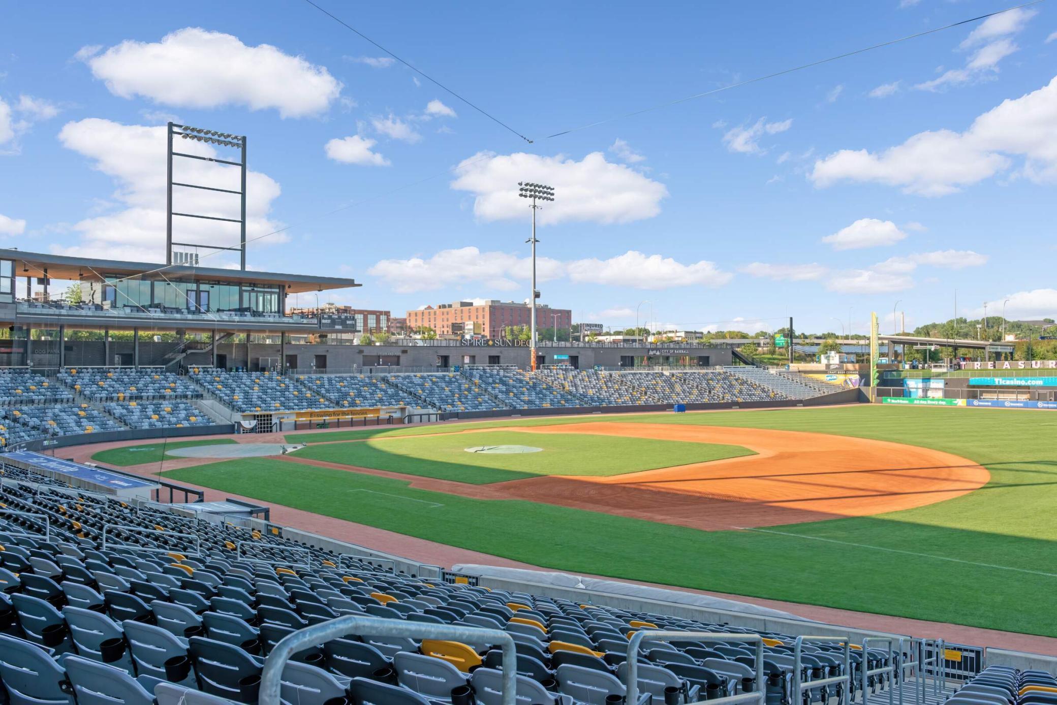 The SPIRE Sun Deck is the - St. Paul Saints Baseball