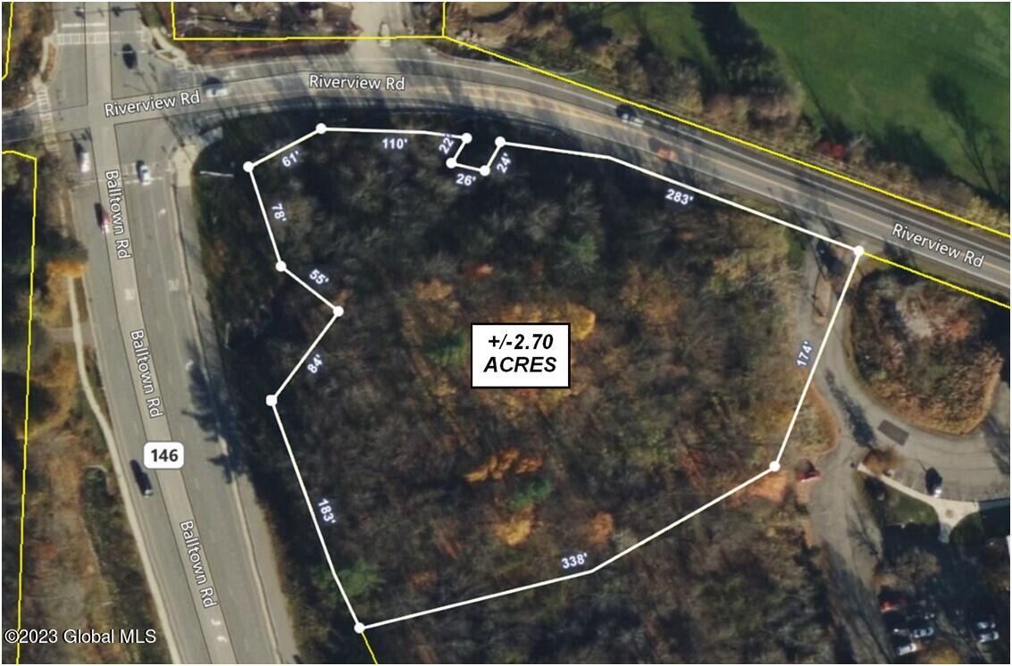 898 Riverview Rd, Clifton Park, NY 12065 - +/-2.70 Acre Hard Corner at  Traffic Light